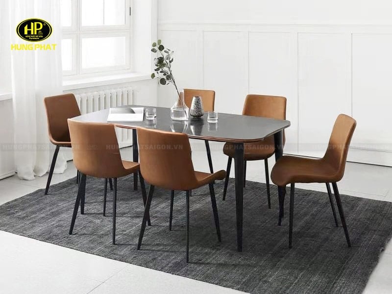 bàn ăn hiện đại 6 ghế ba-699