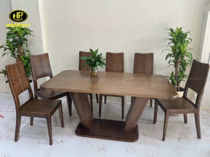 bộ bàn ăn gỗ cao cấp sang trọng ba-19