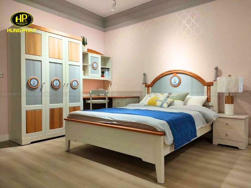 bộ giường tủ bàn học cho bé nhập khẩu gt-702