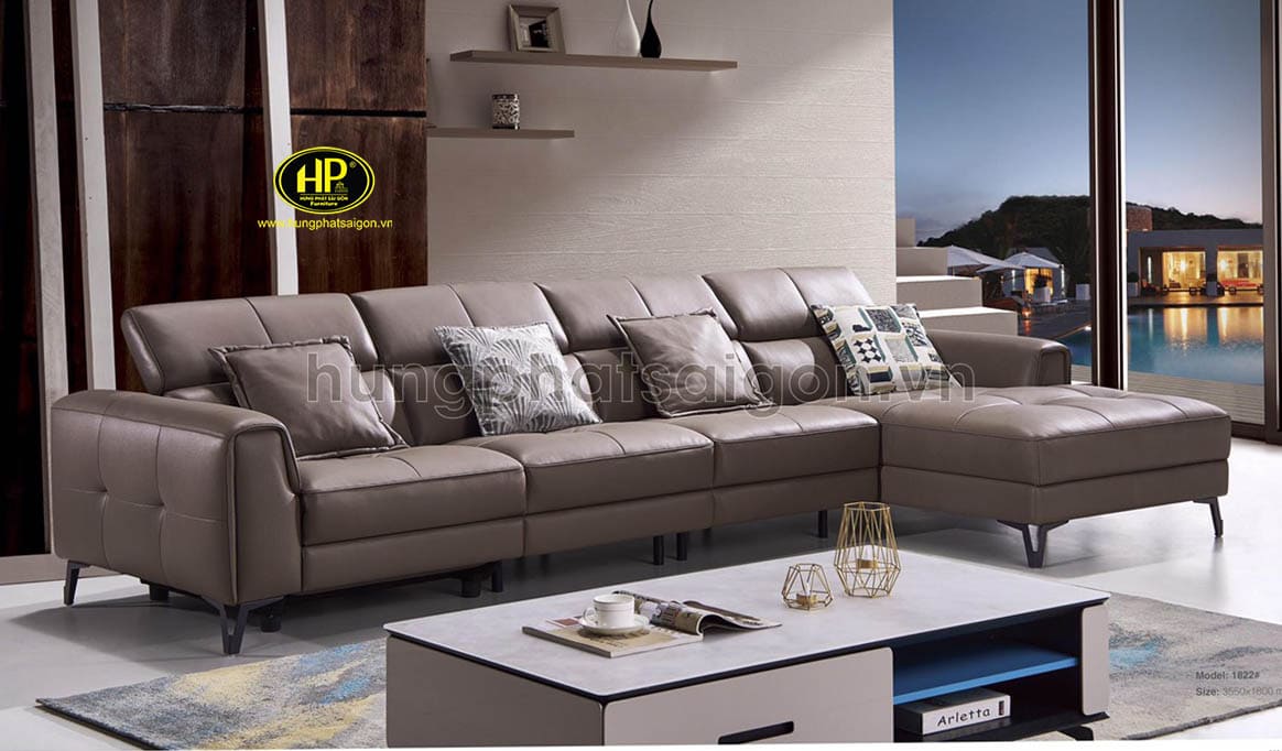 Sofa chất liệu da công nghiệp đa dạng màu sắc