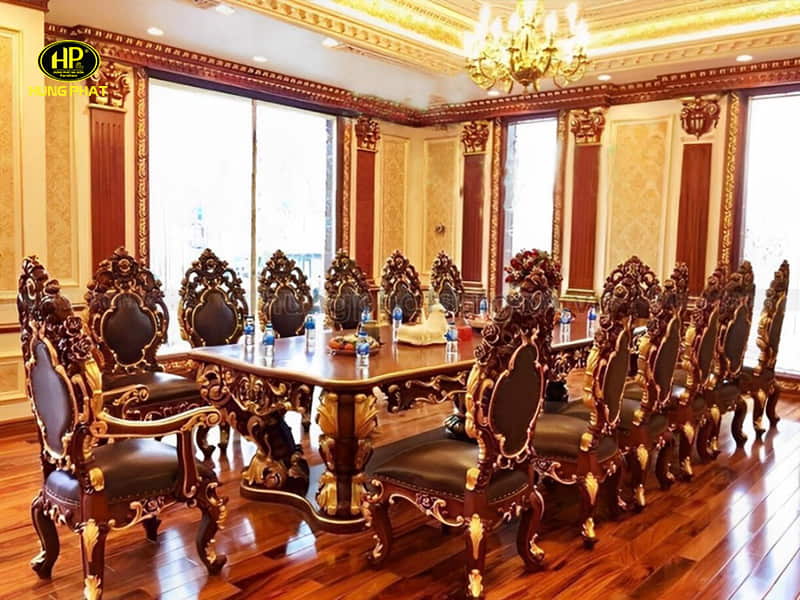 bộ bàn ăn kích thước lớn ba-117