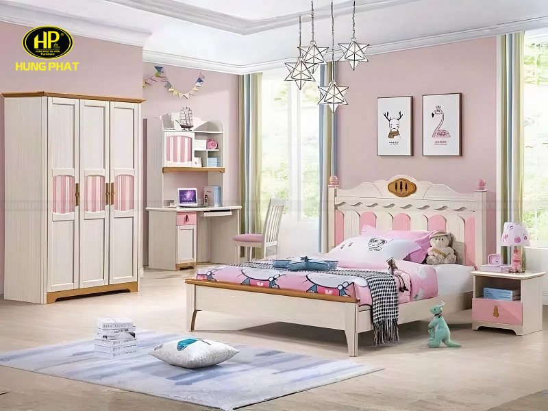 bộ giường tủ trẻ em nhập khẩu gt-506