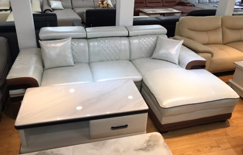 Sofa da thanh lý TL-25