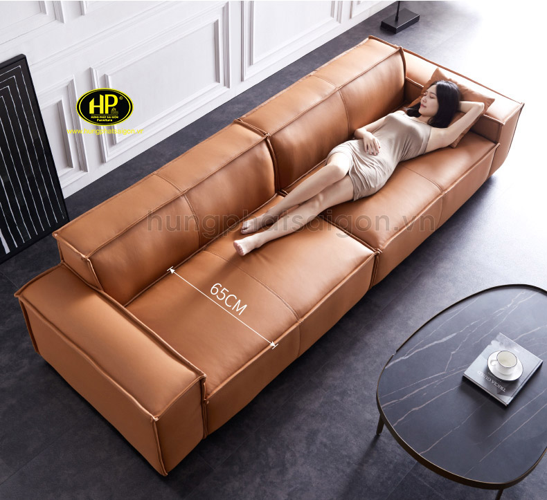 Sofa băng da hiện đại cao cấp H-188