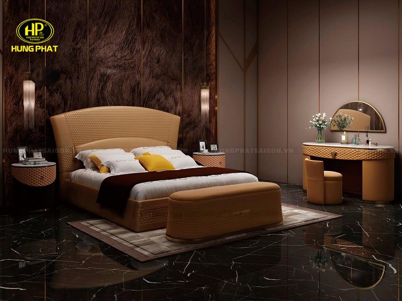 bộ giường ngủ hiện đại tp-y001