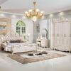 bộ giường tủ tân cổ điển sang trọng at-f26
