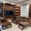 ghế sofa gỗ óc chó bắc mỹ nhập khẩu ho-22