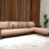 sofa gỗ sồi góc l hiện đại hs-885a