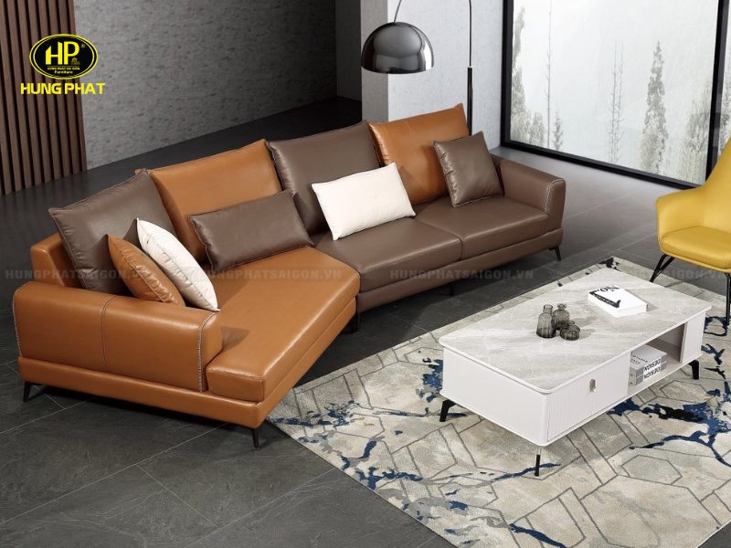 sofa vải giả da cao cấp tp-3078