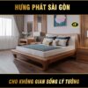 Giường ngủ gỗ sồi GS-04