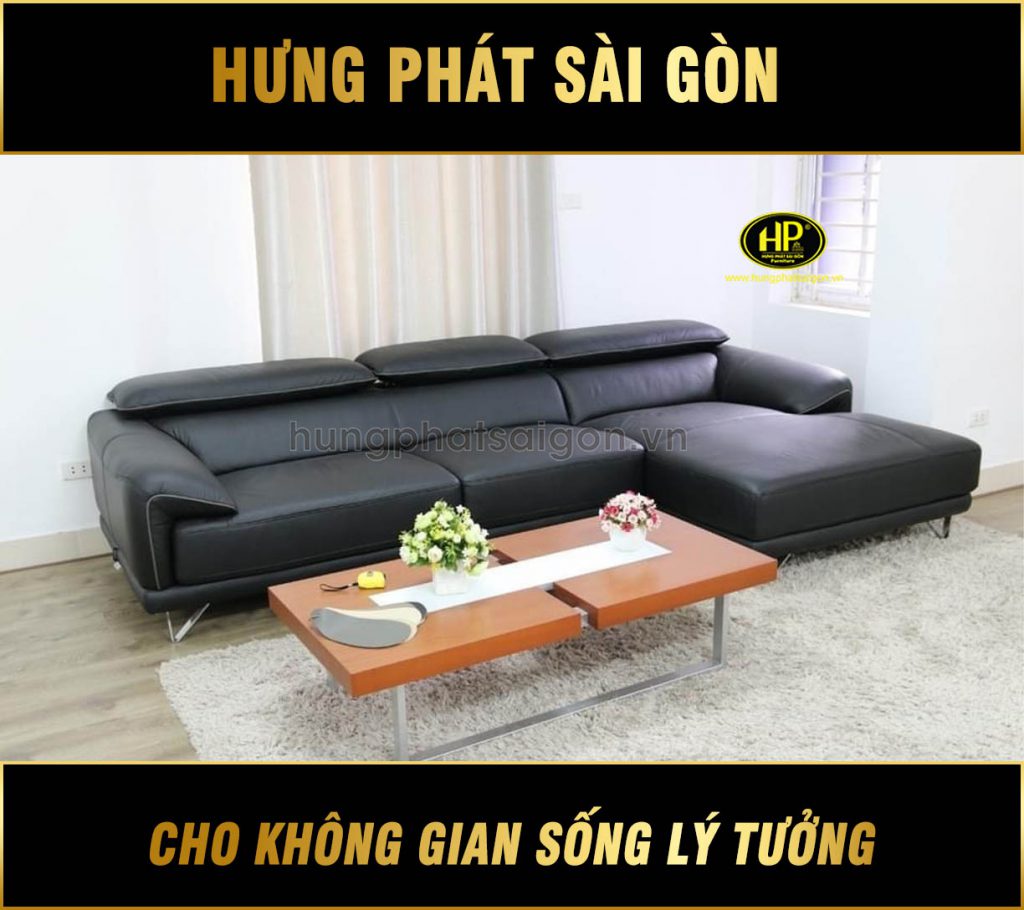 Sofa da phòng khách hiện đại HD-85