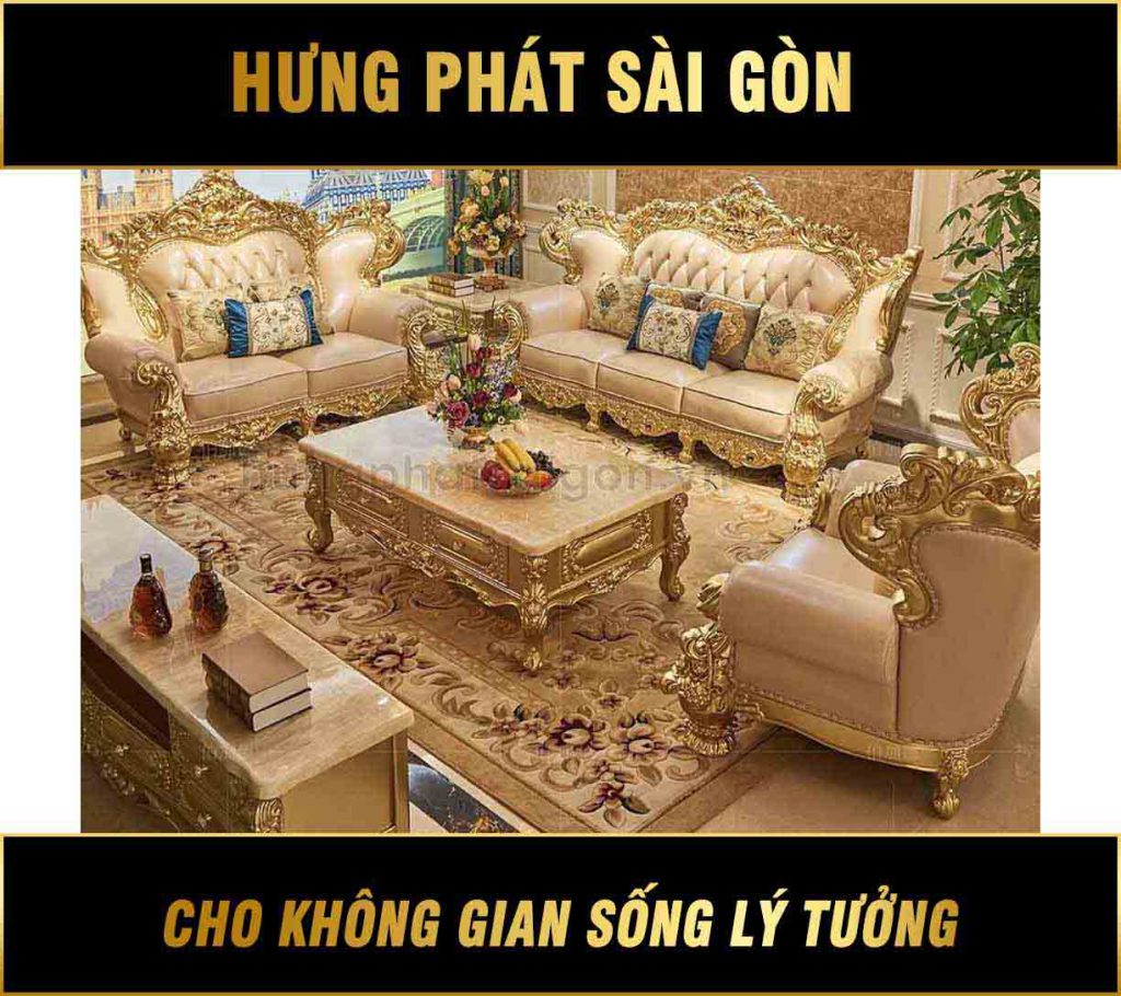 Sofa tân cổ điển phong cách châu Âu M-54A