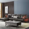 sofa nhập khẩu bọc da cho phòng khách tp-h18