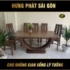Bàn ăn gỗ sồi 6 ghế BA-18
