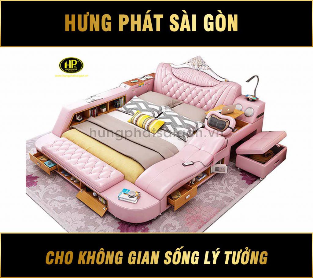 Giường ngủ đa năng kèm massage thư giãn GM-05