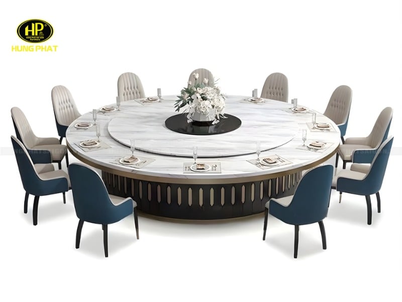bàn ăn tròn size lớn nhập khẩu cao cấp nk-t01