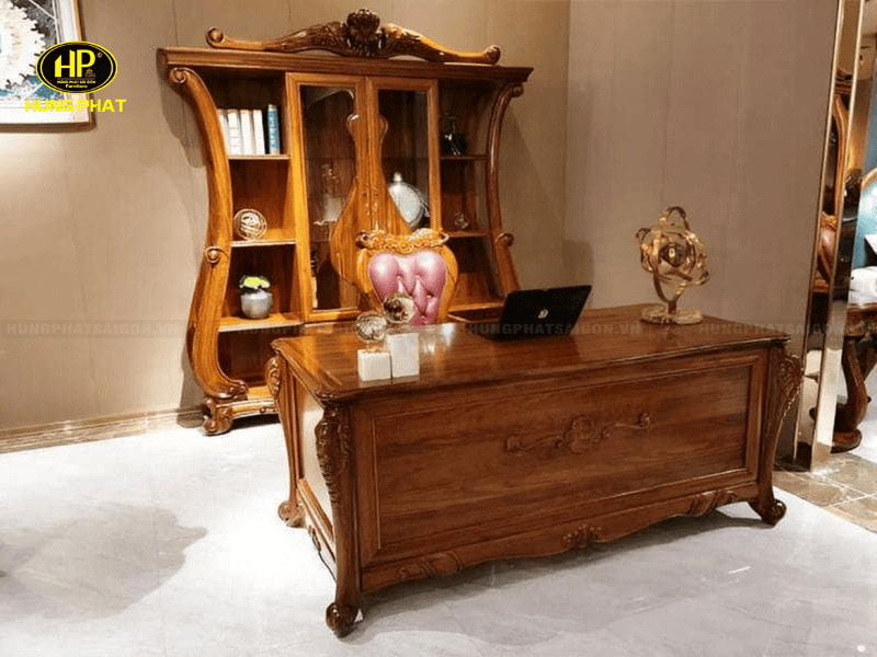 bàn làm việc giám đốc gỗ cao cấp blv-e06