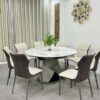 bộ bàn ăn tròn gấp thông minh tnm-01