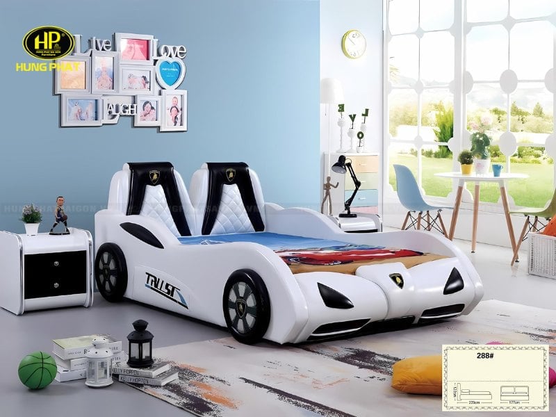giường ngủ trẻ em hình ô tô tp-288