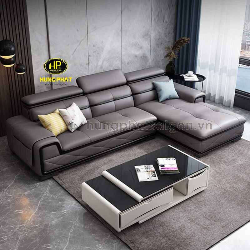Sofa cao cấp Italia của nội thất Hưng Phát Sài Gòn vừa đẹp, vừa bền lại có đầy đủ bảo hành 