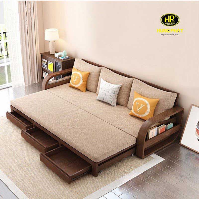 Ghế sofa giường gấp gỗ G-08