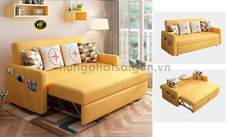 Mẫu giường sofa gấp gọn thành ghế giá rẻ G-14