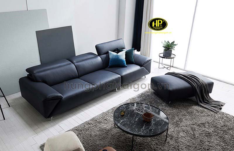 Sofa bằng da đẹp dài 2m h195