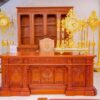 bàn tổng thống gỗ hương đá bh-tt1
