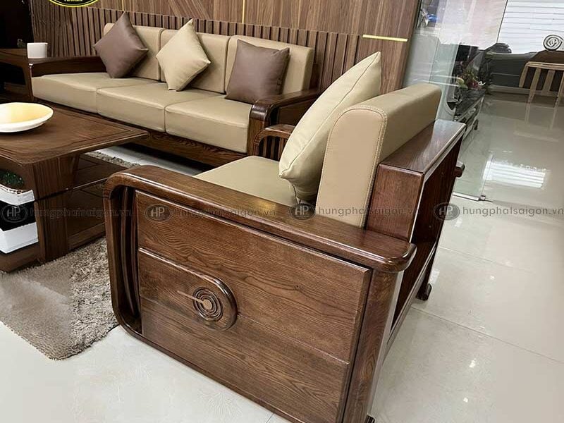 Ghế sofa gỗ cao cấp nhập khẩu AT-921