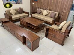 Ghế sofa gỗ sồi cao cấp nhập khẩu AT-921