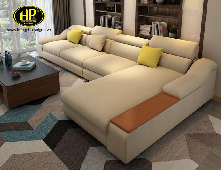 Ghế sofa vải hiện đại H-267 phù hợp với những không gian rộng