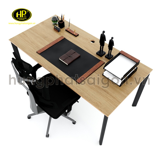 Bàn làm việc tại nhà hình chữ nhất 