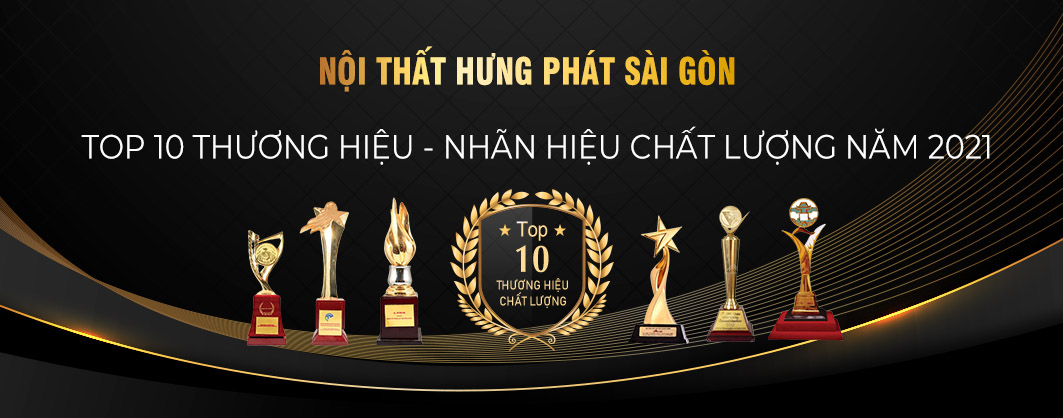 chứng nhận top 10 thương hiệu chất lượng của năm 2021 của Hưng Phát Sài Gòn
