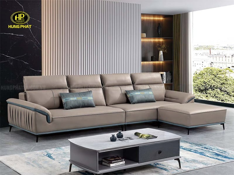sofa góc phòng khách bọc nỉ td-2203