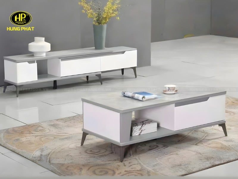 bộ bàn sofa kệ tivi sang trọng x33-12c