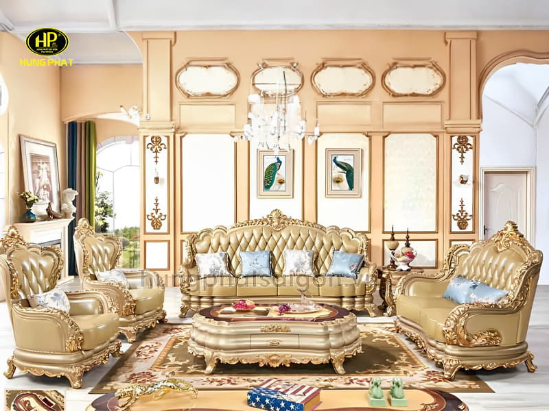 bộ ghế sofa tân cổ điển m-58