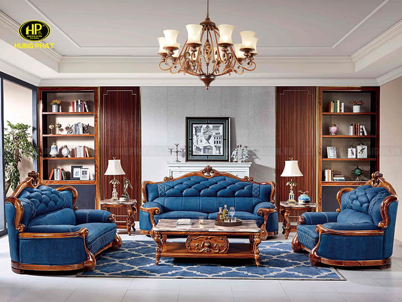 bộ ghế sofa tân cổ điển nhập khẩu b01
