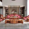 bộ sofa tân cổ điển gỗ mun đẳng cấp kw-9988