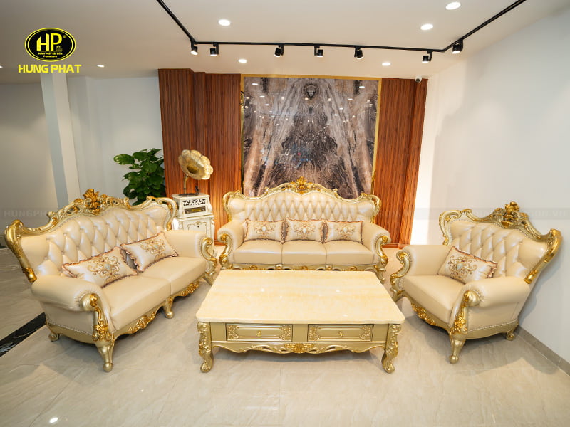 bộ sofa tân cổ điển hoàng gia 812b