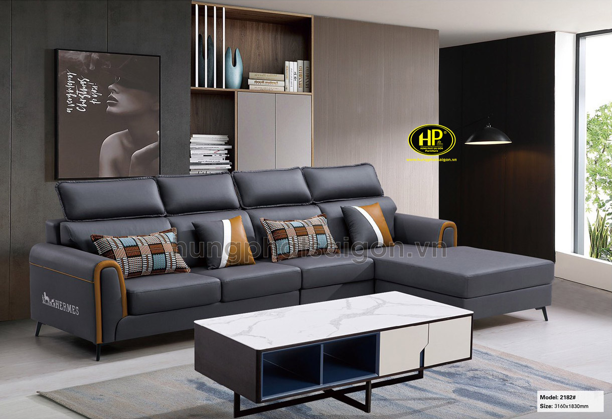 Kích thước ghế sofa bằng da đa dạng theo nhu cầu người dùng 