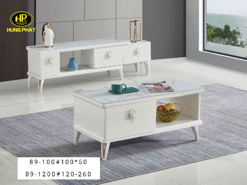 mẫu bàn sofa mặt đá hiện đại 89-100