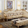 sofa da bò tân cổ điển cao cấp at-862g