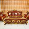 sofa tân cổ điển nhập khẩu dát vàng m-25-v