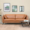 ghế sofa băng bọc da h-187
