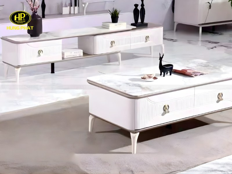 kệ tivi phòng khách mặt đá