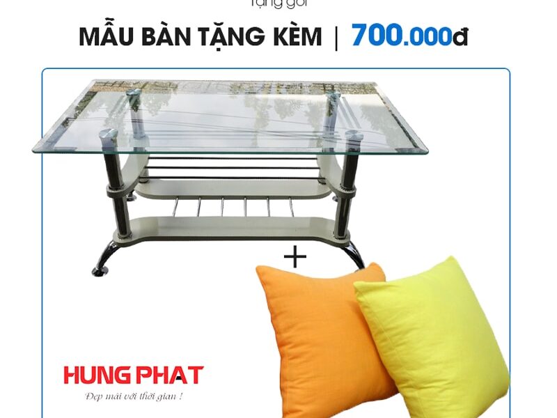 mẫu bàn tặng kèm 700k khi mua ghế sofa