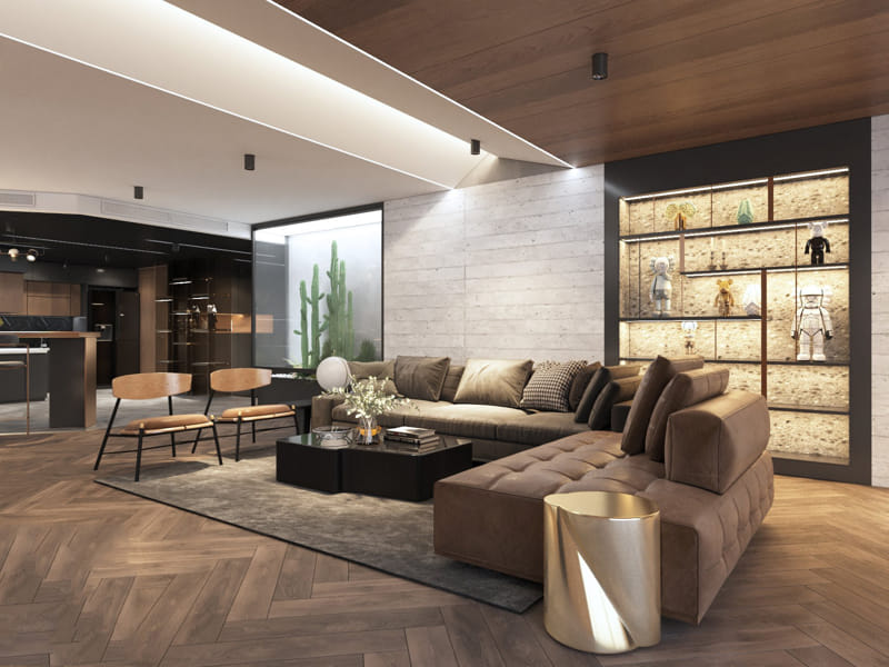 Luxvie để lại ấn tượng cho khách hàng bởi phong cách nội thất hiện đại cá tính