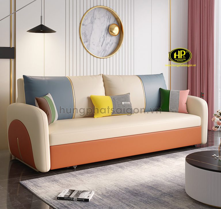 Sofa giường đa năng kéo ra thành giường hiện đại GK-K004