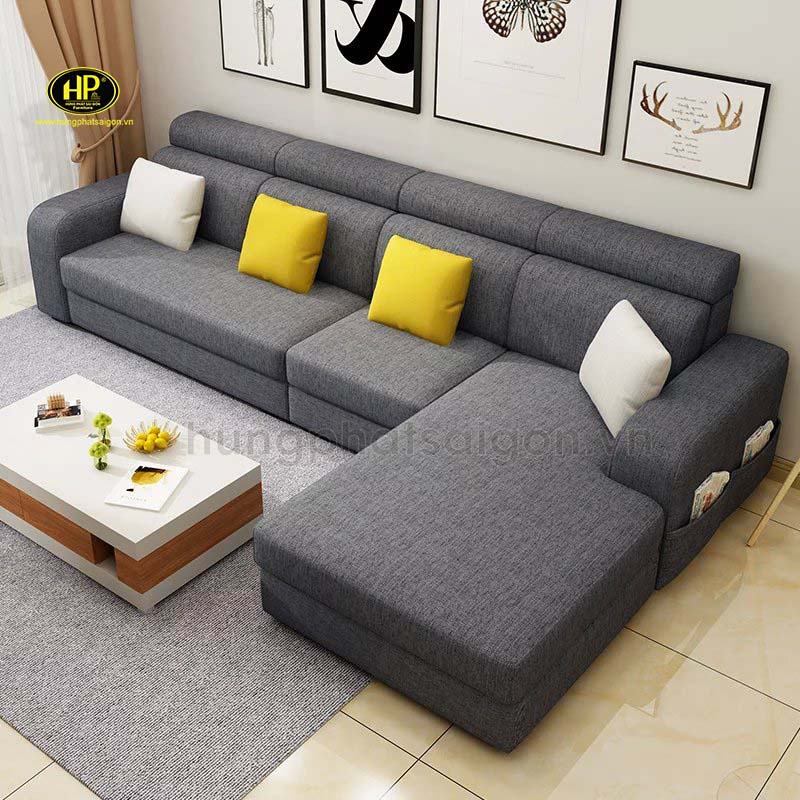 Sofa Vải Góc L Cao Cấp H-274