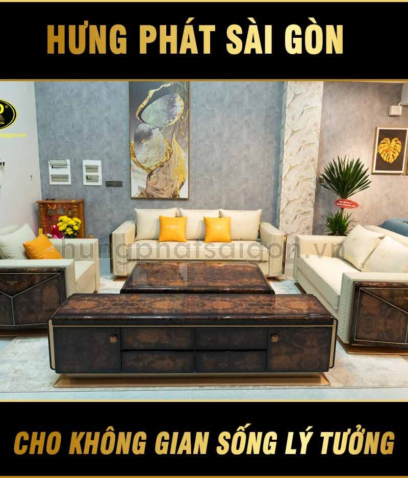 Combo ghế sofa da bò cao cấp nhập khẩu TA110